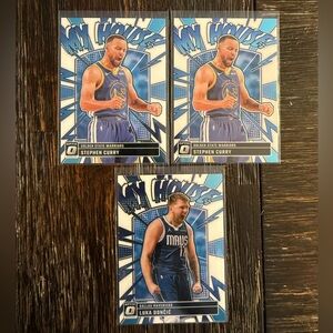 Stephen Curry and Luka Doncic cards